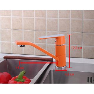 Смеситель для кухни Frap F4532 оранжевый